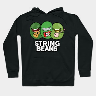 String Beans Funny Vegetable Pun Hoodie